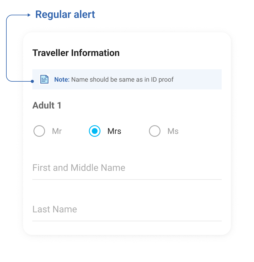 Regulatory alert on the itinerary